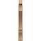 Ekena Millwork 5 1/2-in W x 32-in D x 44-in H Balboa Block Rough Cedar Woodgrain TimberThane Outlooker, Primed Tan OUTUR055X32X44BOA44RCPR - alternate 4